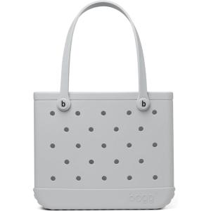 imageBOGG BAG  Tote for Beach Pool Boat Sports  All Purpose EVA  White ButtonsShades of Gray