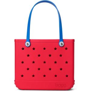 imageBOGG BAG  Tote for Beach Pool Boat Sports  All Purpose EVA  White ButtonsStars and Stripes