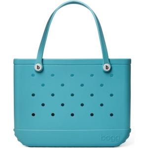 imageBOGG BAG  Tote for Beach Pool Boat Sports  All Purpose EVA  White ButtonsTurquoise and Caicos