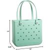 imageBOGG BAG  Tote for Beach Pool Boat Sports  All Purpose EVA  White ButtonsUnder the Seafoam