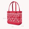 imageBOGG BAG Medium Tote  15 x 125 x 5  Durable Washable Tipproof  Beach Pool Boat Work Sports Ugly Sweater  Red