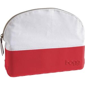imageBOGG BAG  Beauty and the Bogg  Coral Me Mine  Cosmetic Makeup Bag  9in x 7in x 3in  Waterproof Pouch  Travel Organizer  Beauty Caseyou RED my