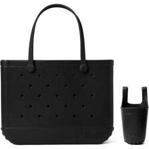 imageBOGG BAG  Original Large Tote Black  Bevy Black  19in L x 9in W x 14in H  Beach Pool Boat Sports  All Purpose EVA  Lightweight Washable Durable