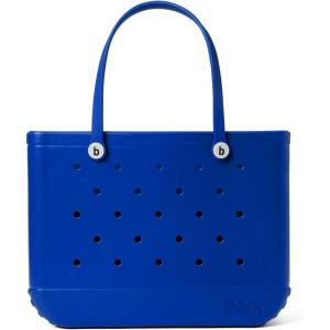 imageBOGG BAG  Tote for Beach Pool Boat Sports  All Purpose EVA  White ButtonsBlueeyed