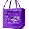 imageBOGG BAG  Tote for Beach Pool Boat Sports  All Purpose EVA  White ButtonsHouston We Have a Purple