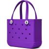 imageBOGG BAG  Tote for Beach Pool Boat Sports  All Purpose EVA  White ButtonsHouston We Have a Purple