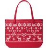 imageBOGG BAG Original Large Tote  19 x 14 x 9  Durable Washable Tipproof  Beach Pool Boat Work Sports Ugly Sweater Red